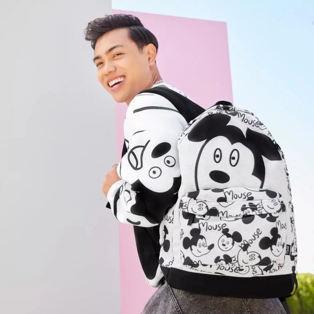 Disney Mickey Classic Vintage Style Authentic Backpack Padded Adjustable Straps